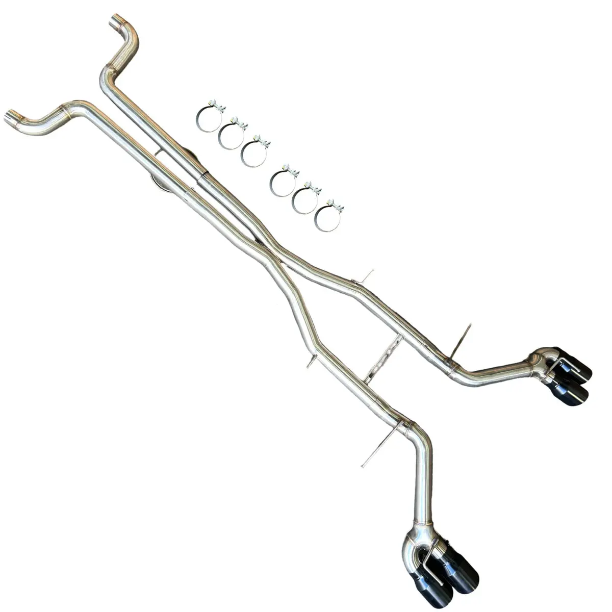 3” Stainless Track Catback Exhaust For 2016-2024 Chevy Camaro Ss/Zl1/Lt1 6.2L V8 1