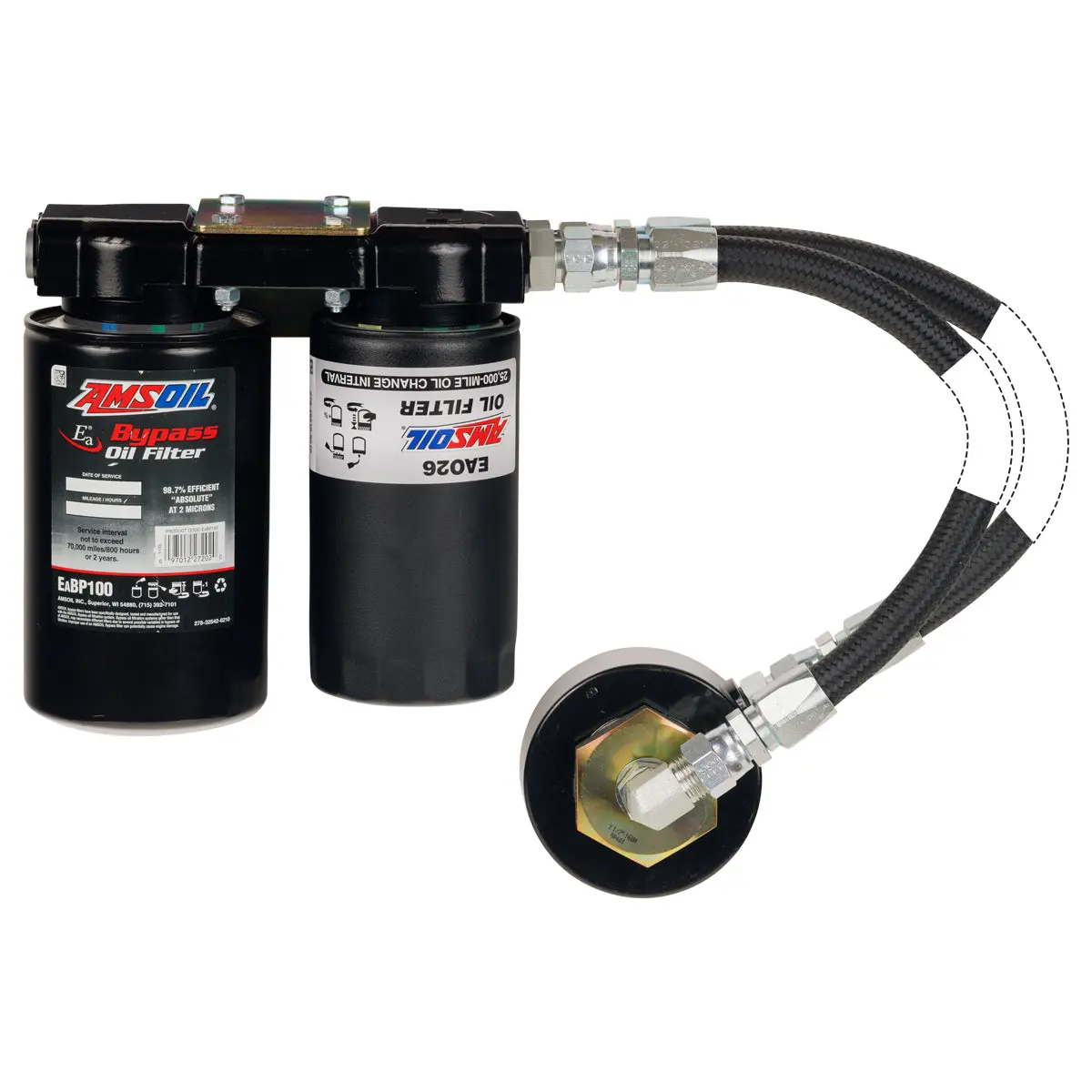 Amsoil Ford 7.3L Dual-Remote Bypass Filter System 1
