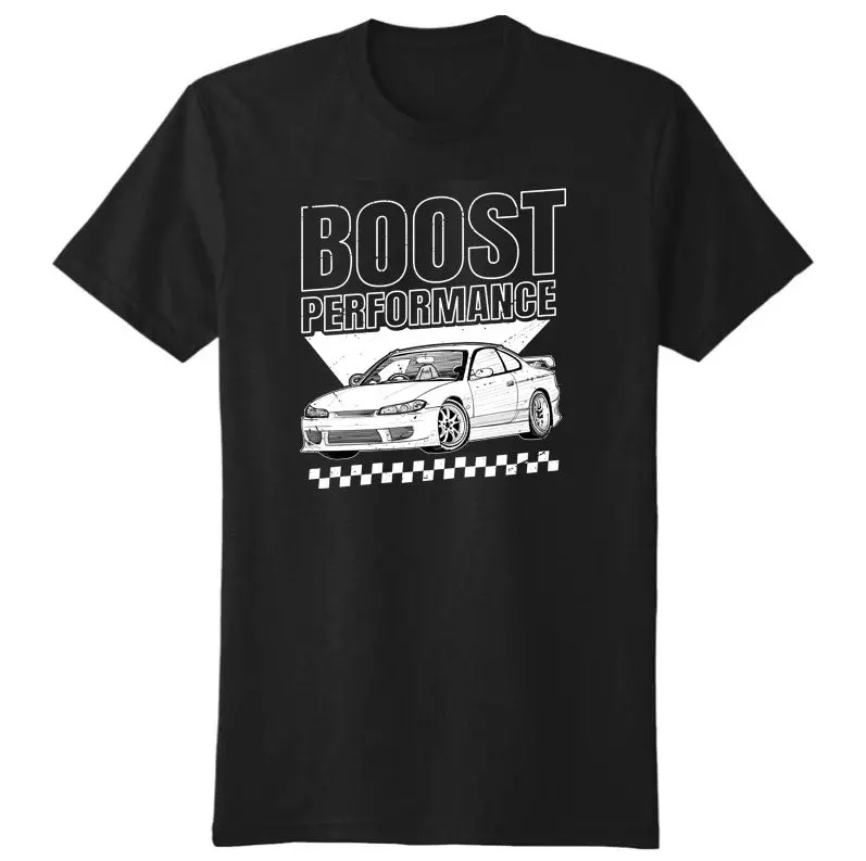 Nissan Silvia S15 Boost Performance Regular Heavy Cotton Pre Shrunk Shirt 1
