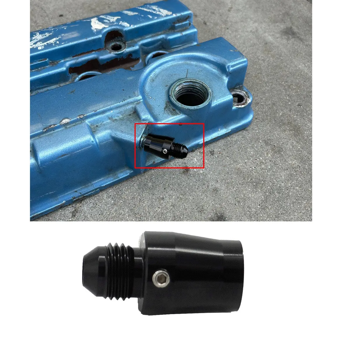 Valve Cover Vacuum Adapter Fitting An6 For B Series Honda Civic Acura Integra Eg Ek 1