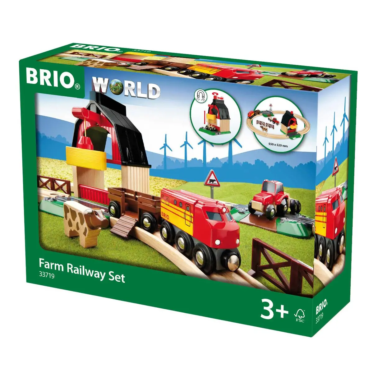 Brio Farm Railway 20 Piece Set 1