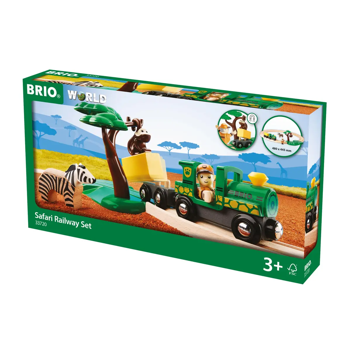 Brio Safari Railway 17 Piece Set 1