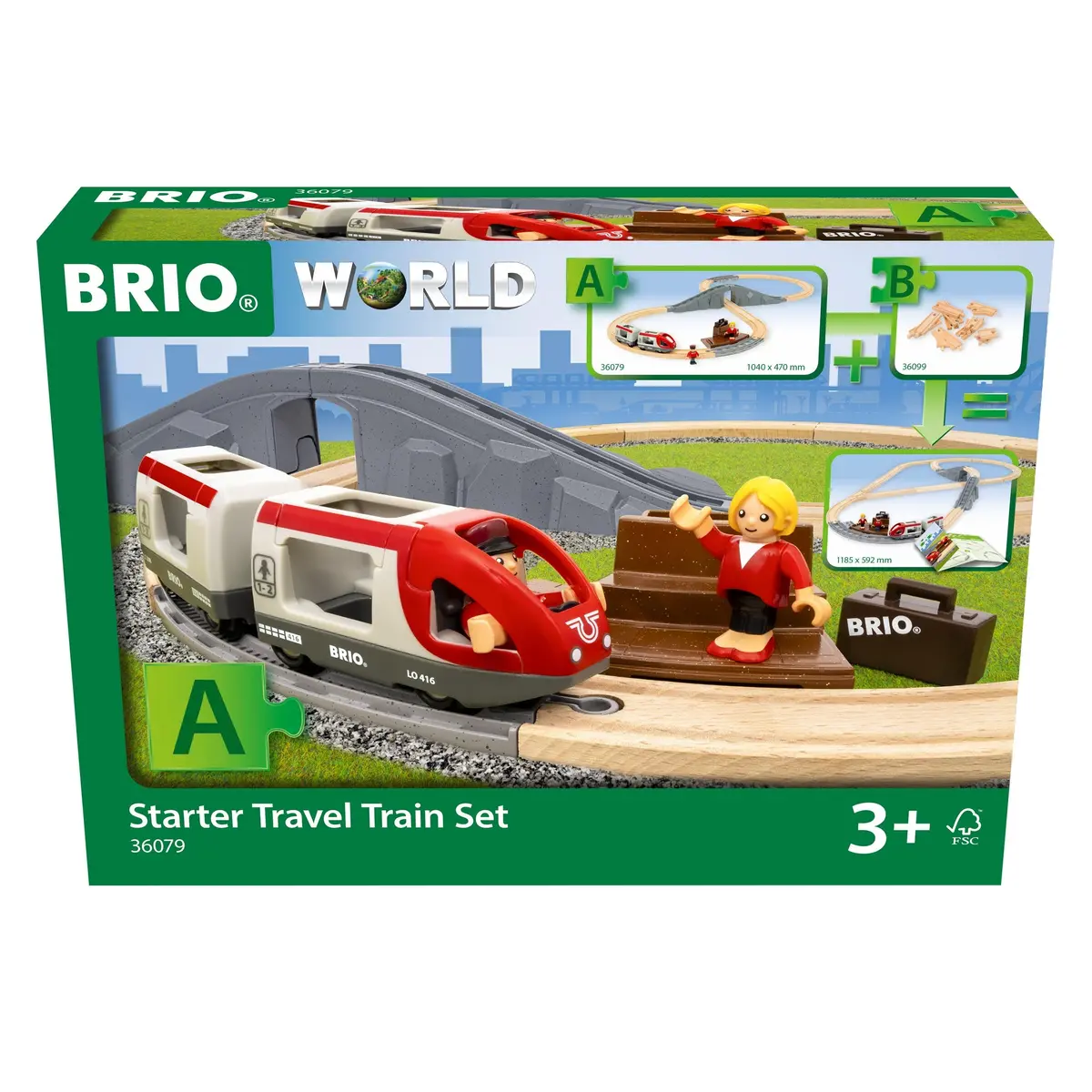 Brio Starter Travel Train 22 Piece Set 1