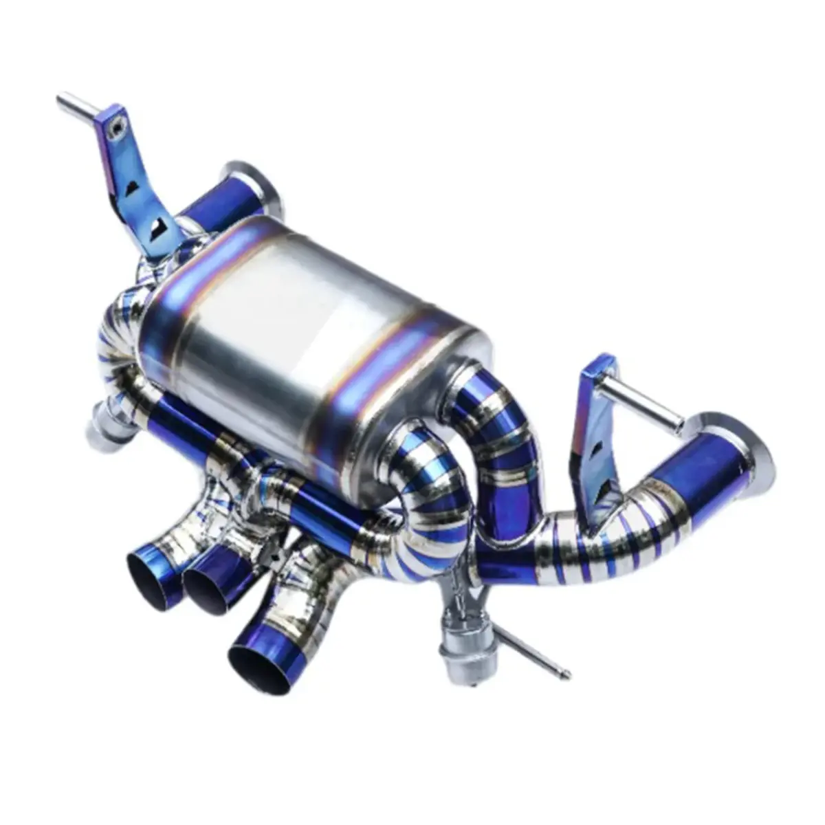 Titanium Valved Muffler Exhaust System For Lamborghini Aventador S Lp740‑4 6.5L V12 1