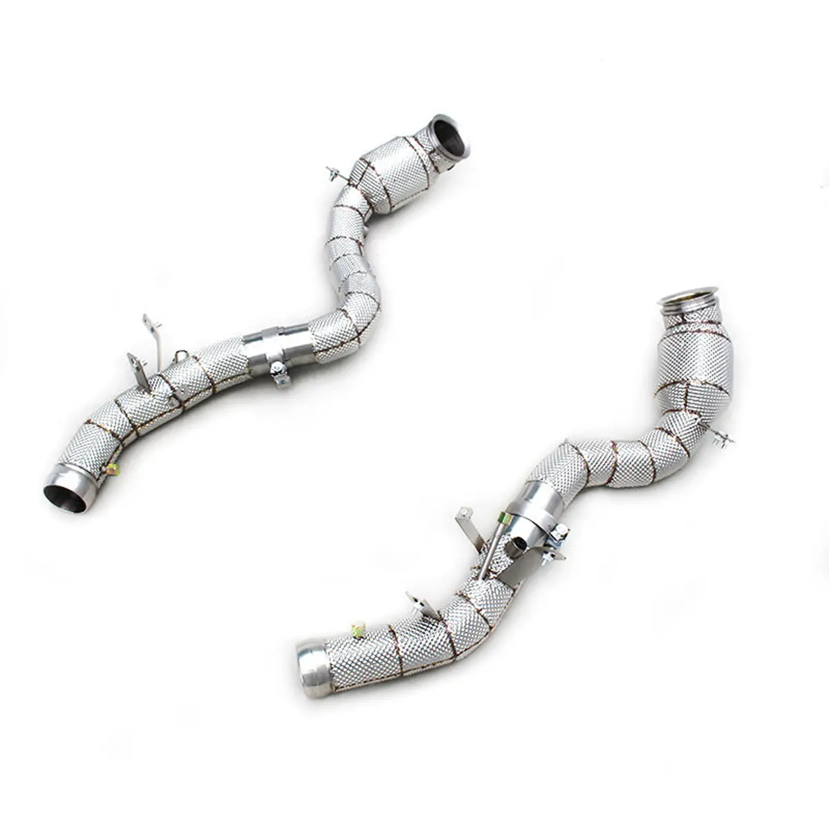 High‑Flow Downpipe With Heat Shield For Mercedes‑Benz E63 / E63s Amg W213 4.0Tt 1