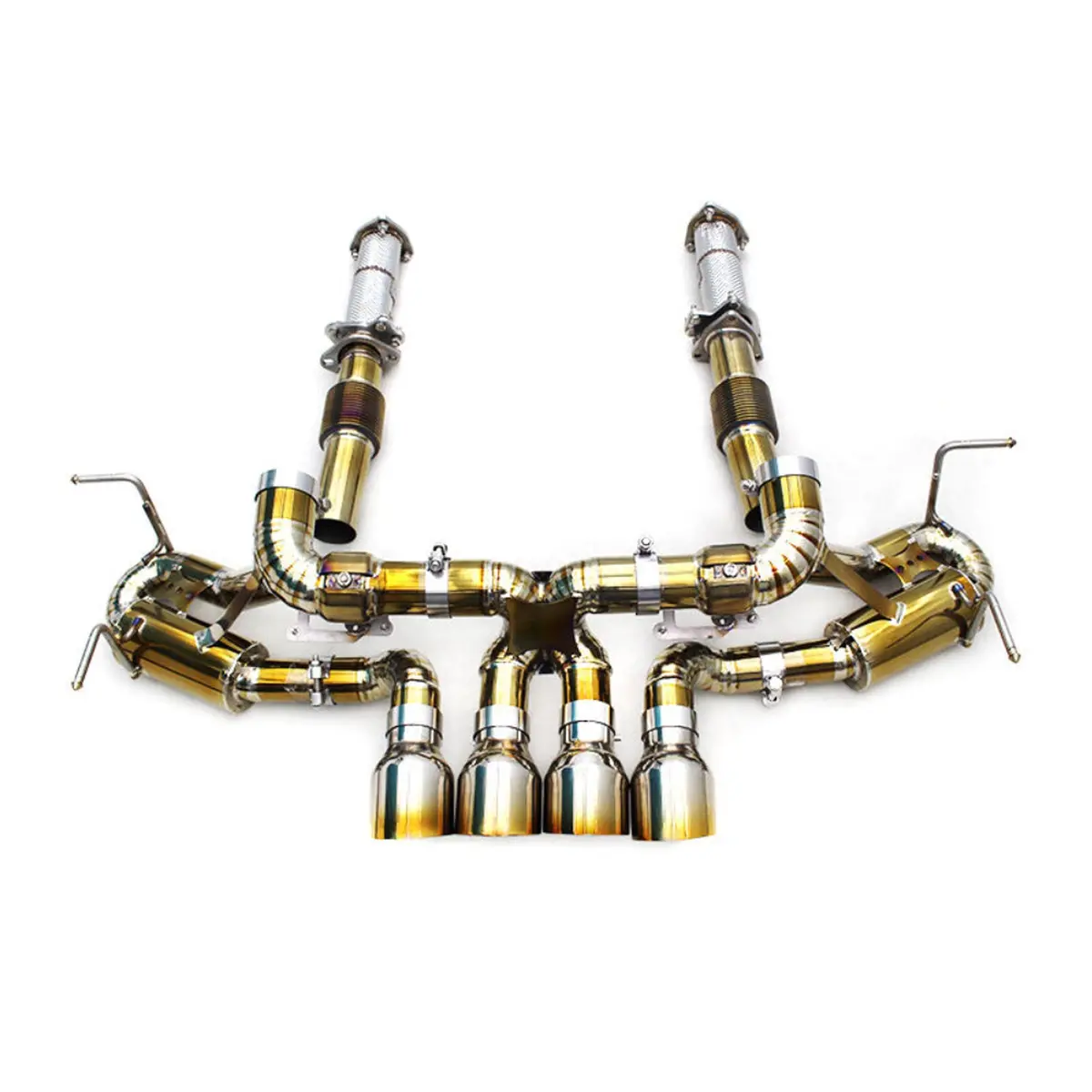 Z06 Titanium Valved Catback Exhaust For Chevrolet Corvette C8 6.2L 4