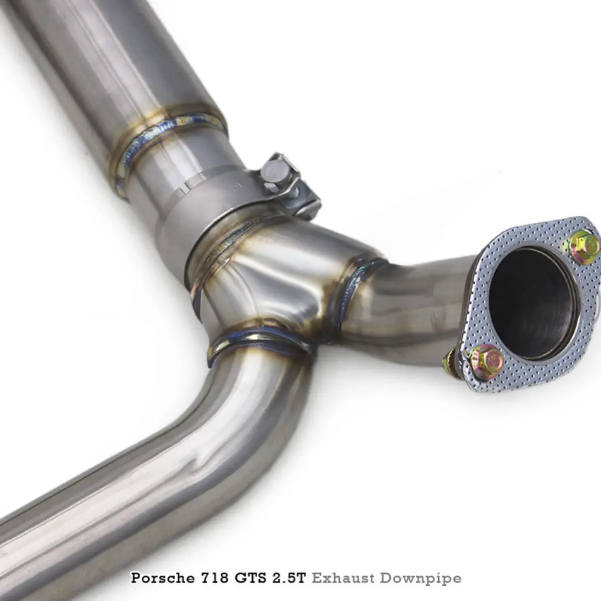 Catted High Flow Exhaust Downpipe For Porsche Boxster Cayman 718 Spyder Gts 2