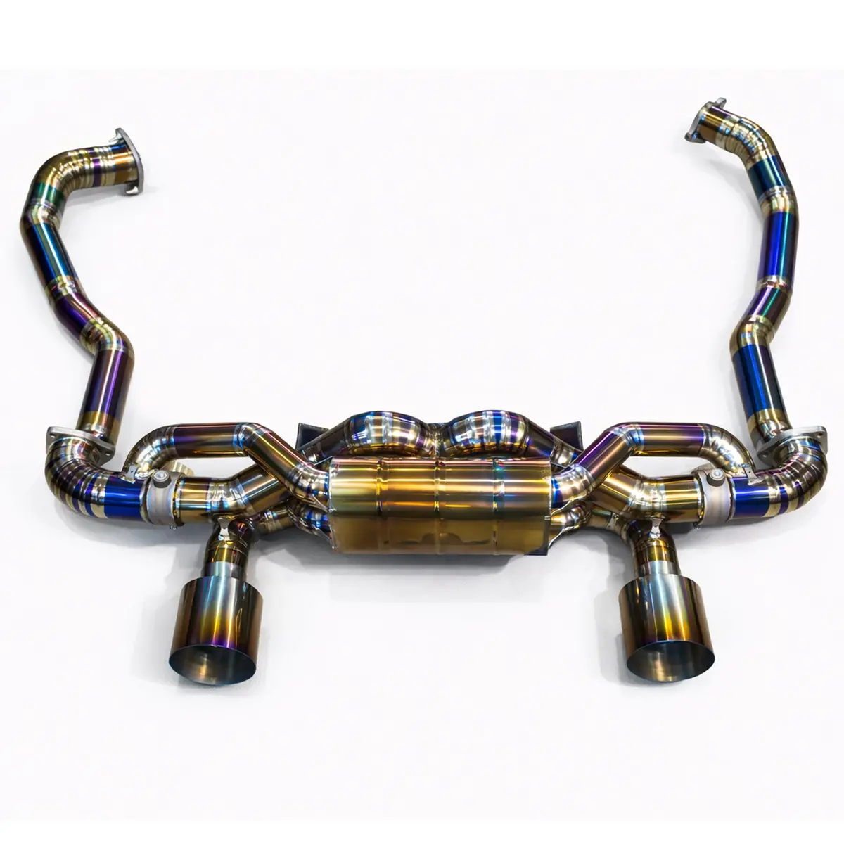 Titanium Valved Catback Exhaust For Porsche Cayman 718 Gt4 Rs Spyder Rs 1