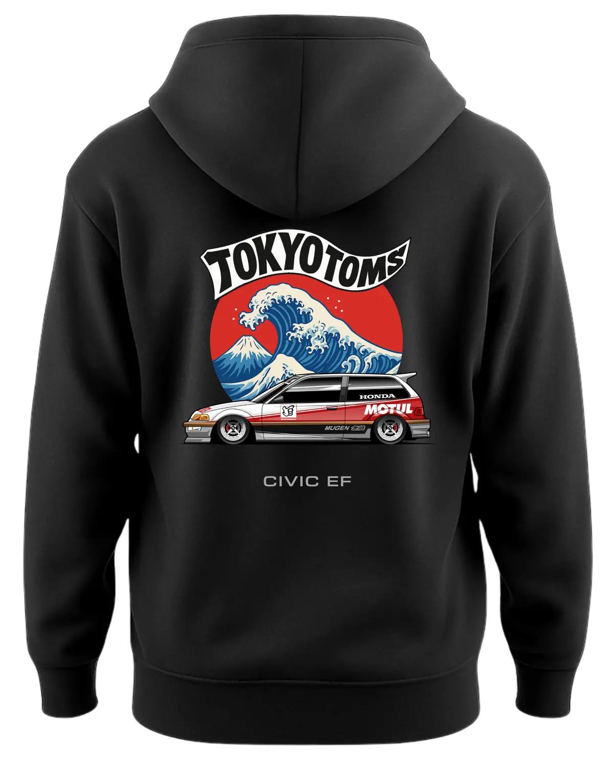 Tokyo Toms Honda Civic Ef Wave Hoodie 1