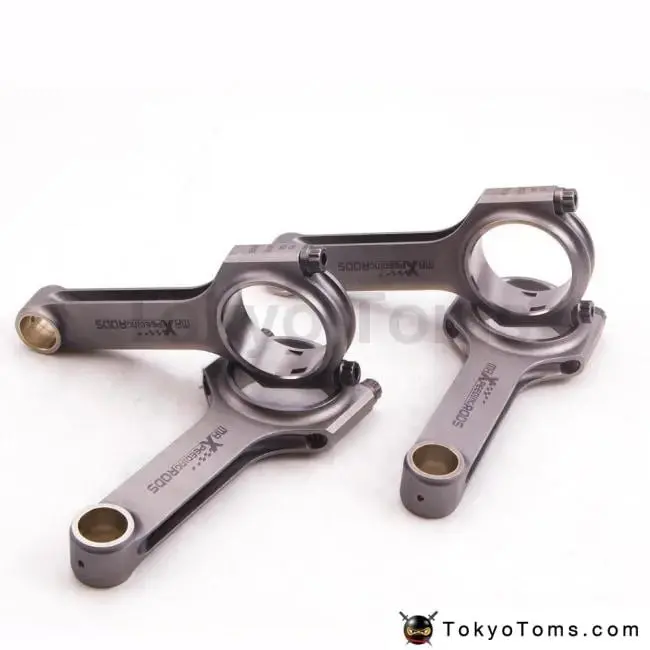 Connecting Rod Rods For Mitsubishi 4G93 Gsr 1.8L 1834Cc 16V 19Mm Arp 2000 8 Pieces Bolts 4340 Aircraft Chrome Moly Quality Steel 1