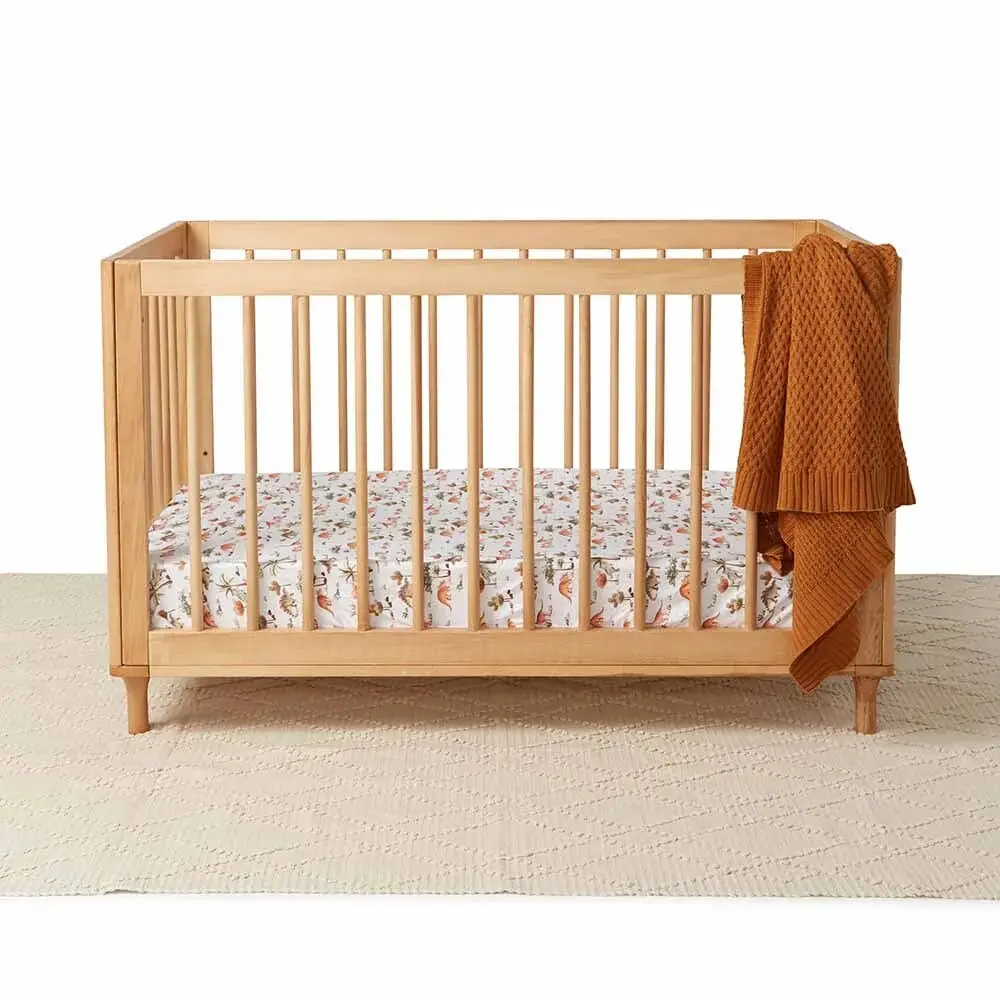 Fitted Cot Sheet - Dino 1