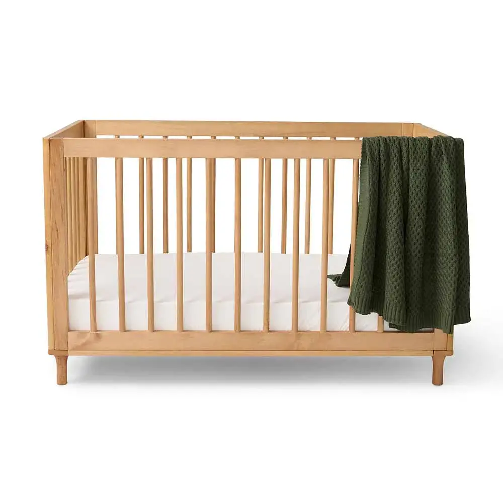 Fitted Cot Sheet - Milk 1