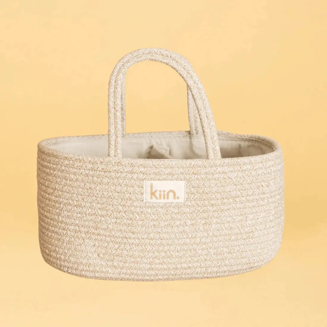 Cotton Rope Nappy Caddy Organiser 1