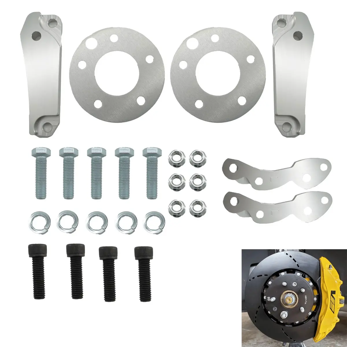 Cts-V Brake Caliper Adapter Kit For Mk4 Supra/Sc Chassis Sc300 Sc400 Lexus Is-F 1