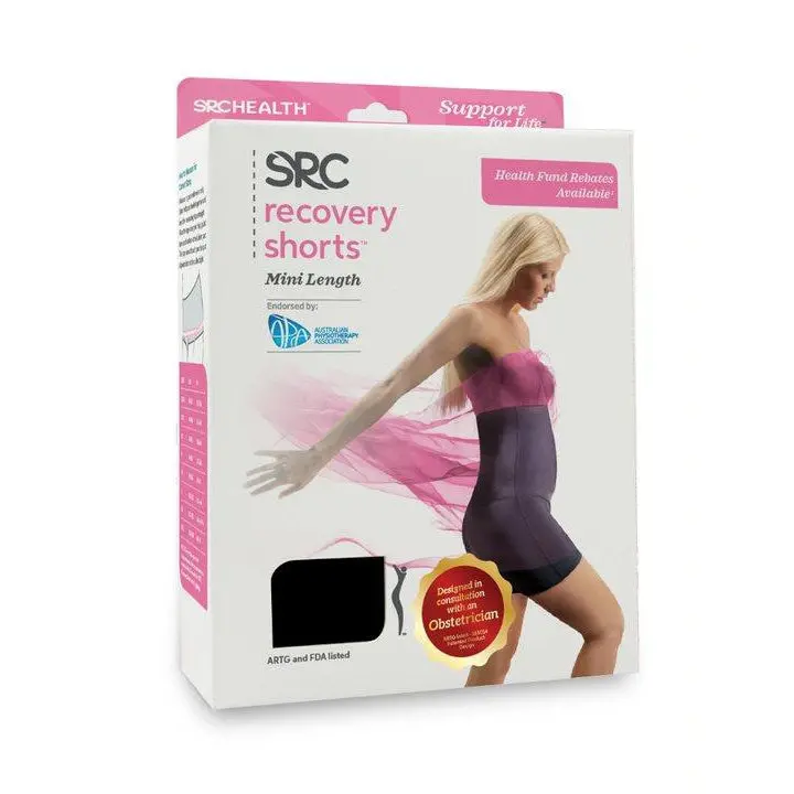 Recovery Mini Shorts - Black 1