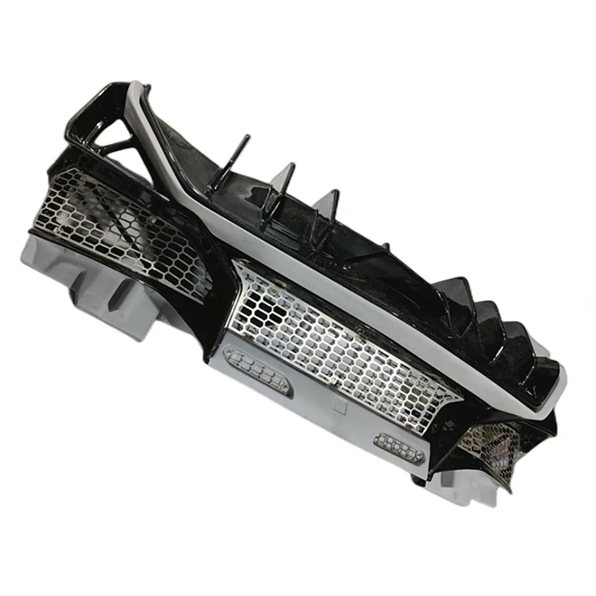 Sv Style Semi Carbon Fiber Rear Bumper For Lamborghini Aventador Lp700 Lp720 Lp750 1
