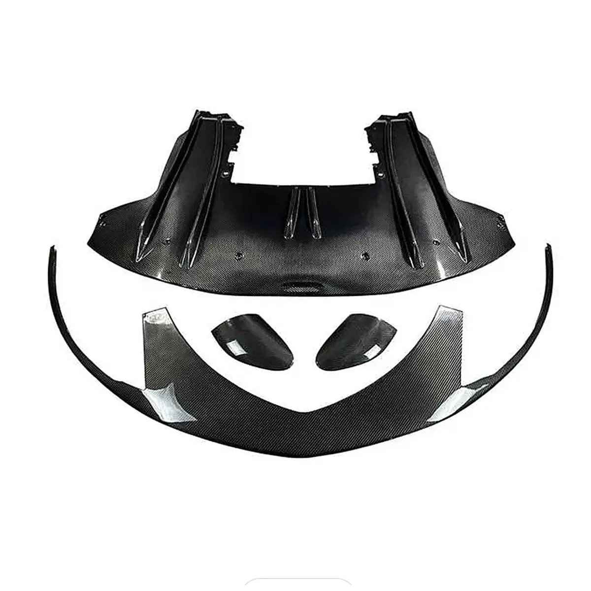 Aggressive Dry Carbon Fiber Rear Diffuser For Mclaren Gt 1