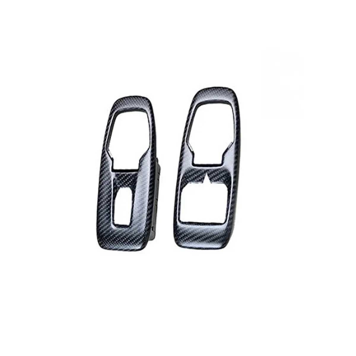 Dry Carbon Fiber L R Door & Window Lift Switch Covers For Mclaren Gt 1