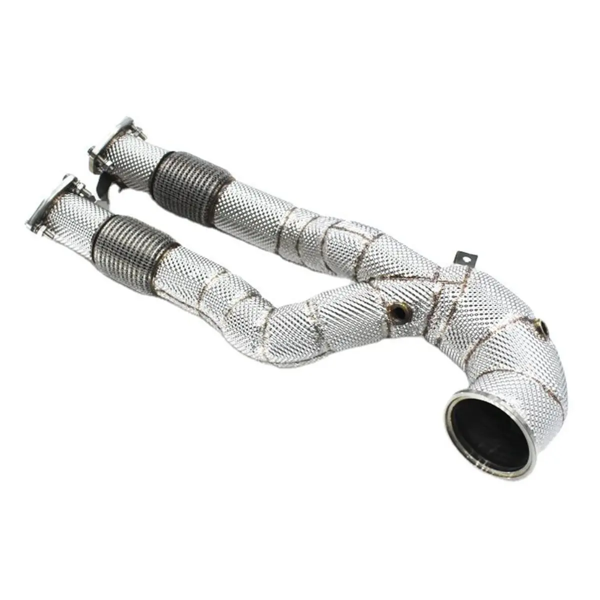 Racing High Flow Stainless Straight Downpipe For Audi Rs3 Ttrs 2.5T 1