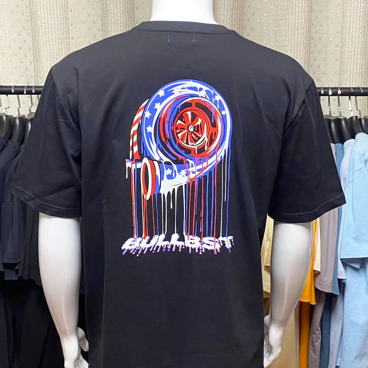 Drippy Usa Turbo Regular Heavy Cotton Pre Shrunk Shirt 3