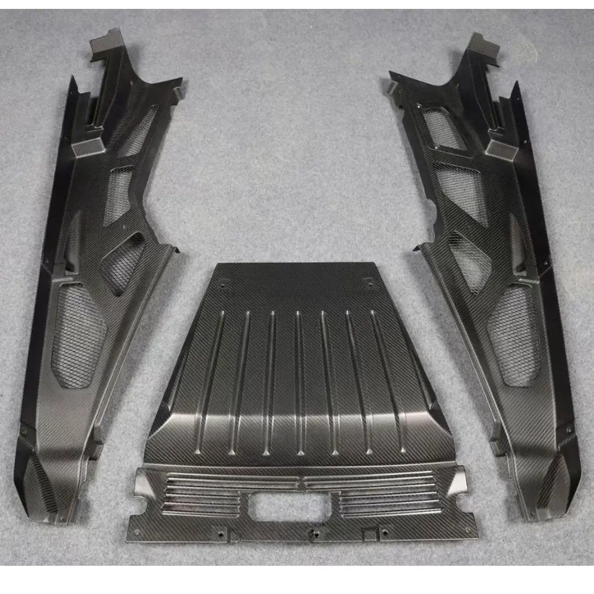 Carbon Fiber Engine Bay Cover Interior Trim For Lamborghini Huracan Evo 1