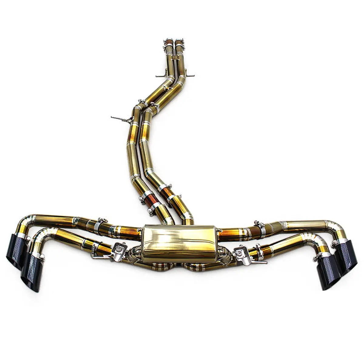Titanium Valved Performance Exhaust For Lamborghini Urus 4.0T 1