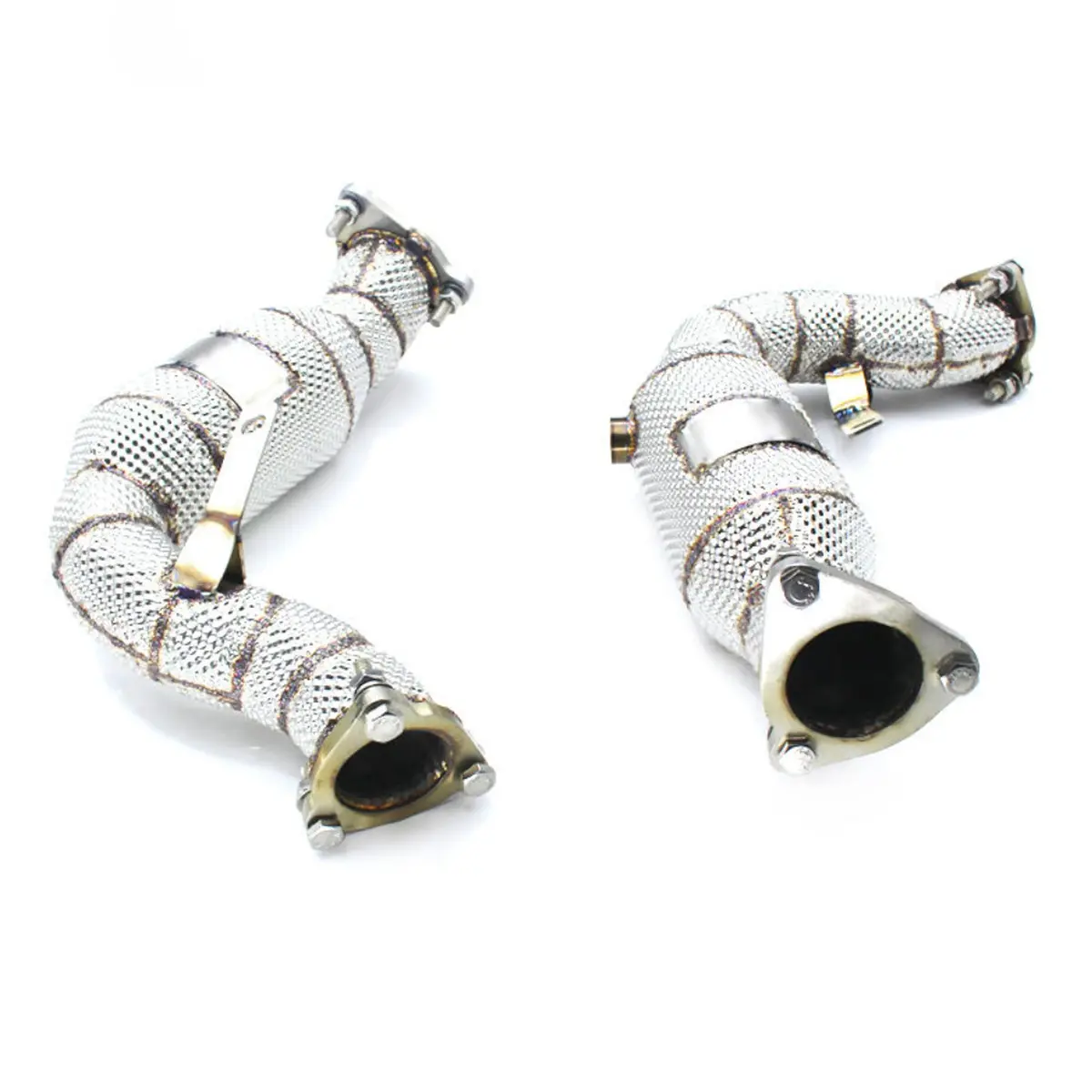 Free Flow 304 Stainless Exhaust Downpipe For Audi S4 S5 B8 1