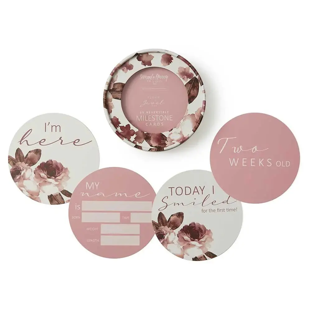 Milestone Cards - Fleur & Jewel 1