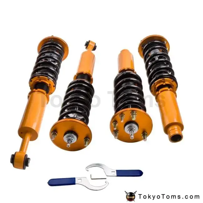 For  Honda Accord 98-02 Acura 99-03  Adjustable Damper Coilover Suspension Kit Shocks Absorber 1