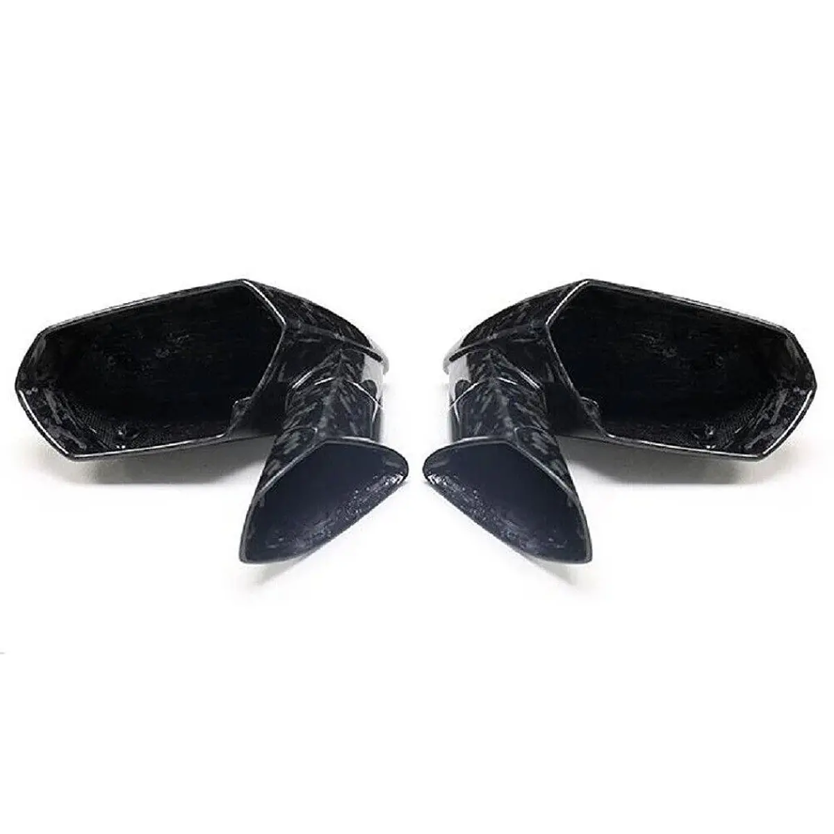 Forged Carbon Fiber Mirrors Cap Cover For Lamborghini Huracan Tecnica Lp580 Lp610 Lp640 1