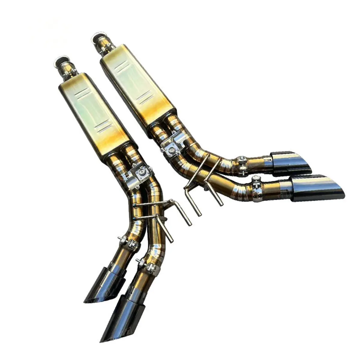 Titanium Catback Exhaust System For Mercedes Benz G500 G550 W463 1