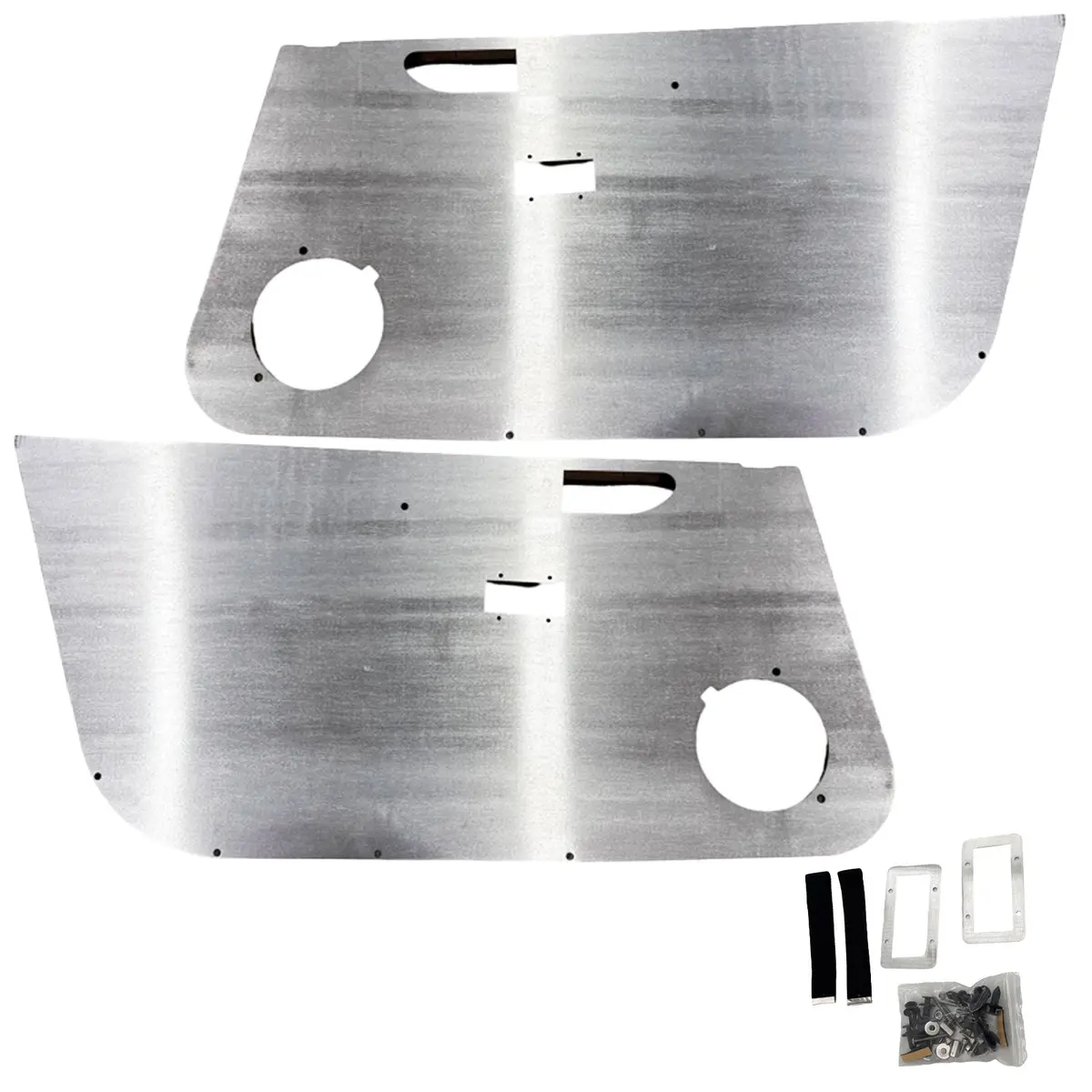Aluminum Door Cards Panels For 2003-2007 G35 Coupe Lightweight Racecar Us 1
