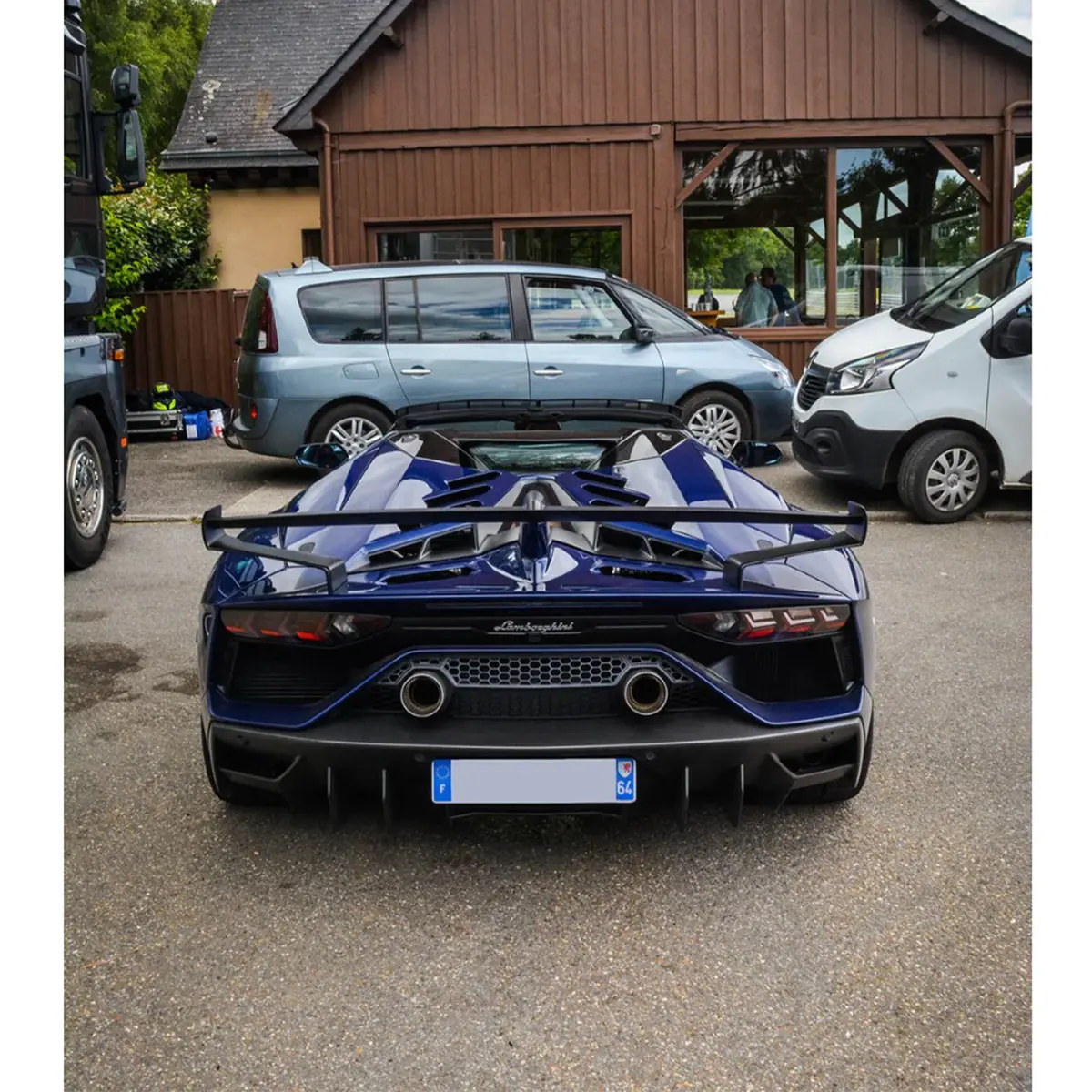 Carbon Fiber Gt Wing For Lamborghini Aventador Lp700‑4 Lp720 Lp750 1