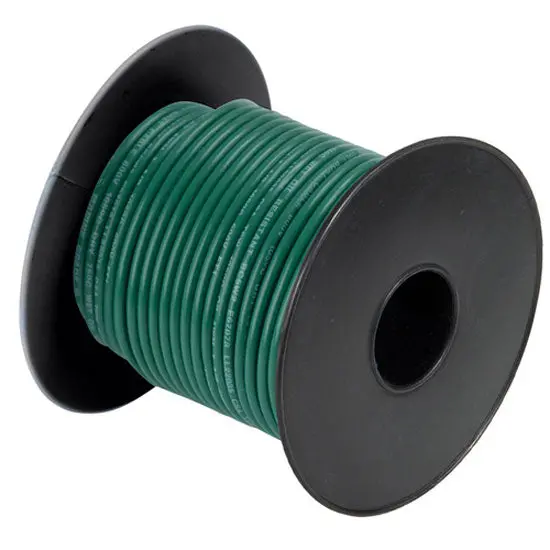 Marine Grade 16 Awg Green Wire 500' 801-016 1