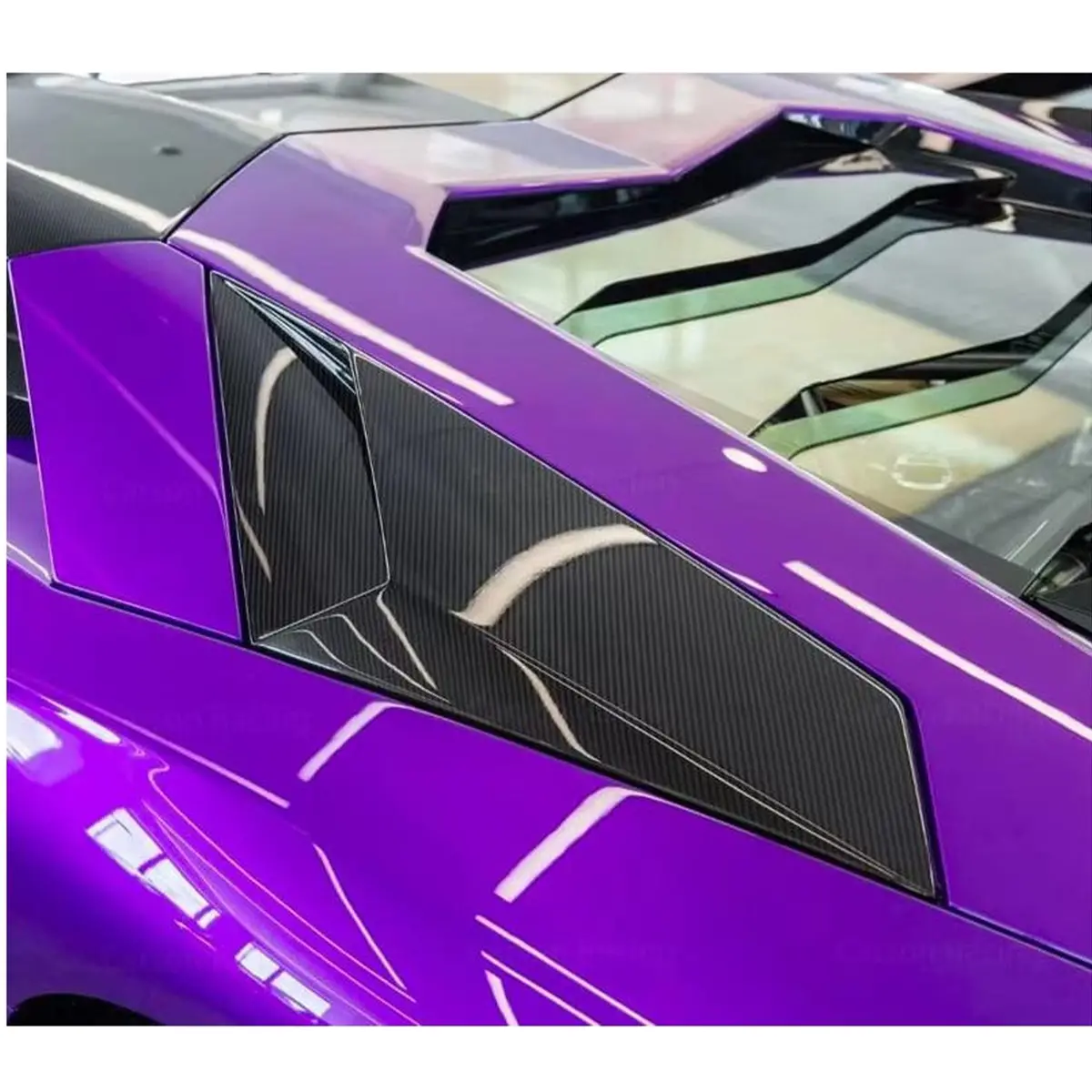 Dry Carbon Fiber Rear Air Intake For Lamborghini Aventador Lp700 Lp720 1