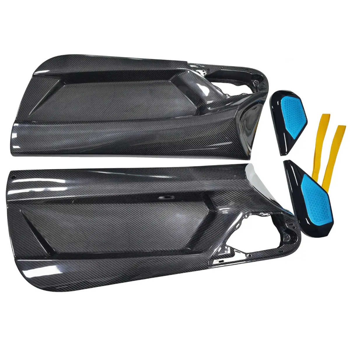 Dry Carbon Fiber Interior Door Panels For Lamborghini Aventador Lp700 Lp720 Lp740 Lp750 Lp770 Lp780 2