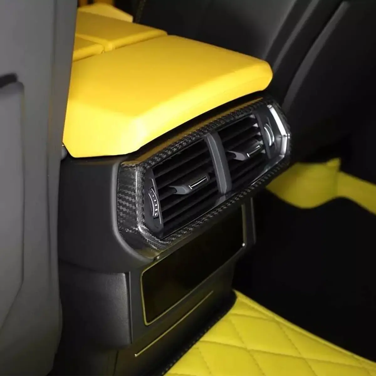 Dry Carbon Fiber Rear Air Vent Outlet Frame Cover For Lamborghini Urus Description 1