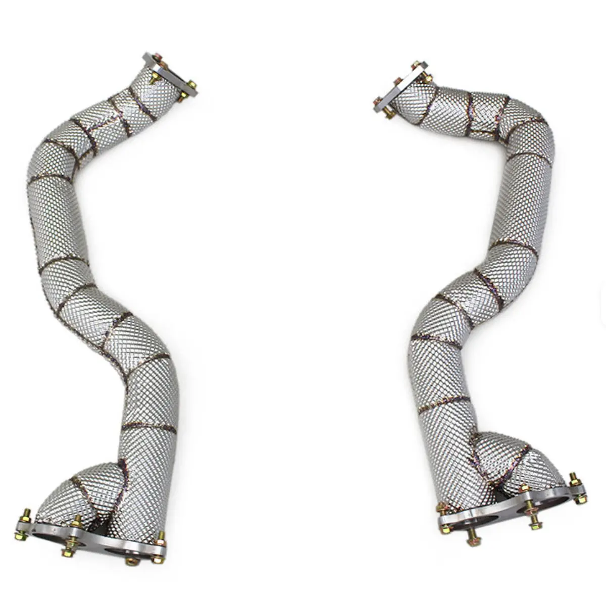 High Flow Exhaust Downpipe For Porsche Cayman 718 Gt4 Rs 4.0L 2022-2025 Catless 1