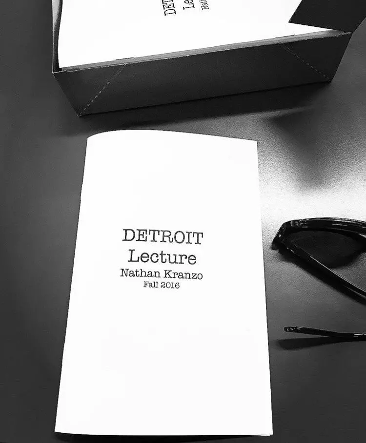 Detroit Lecture Notes 1