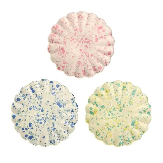 Speckled Reusable Bamboo Plates - Small 1