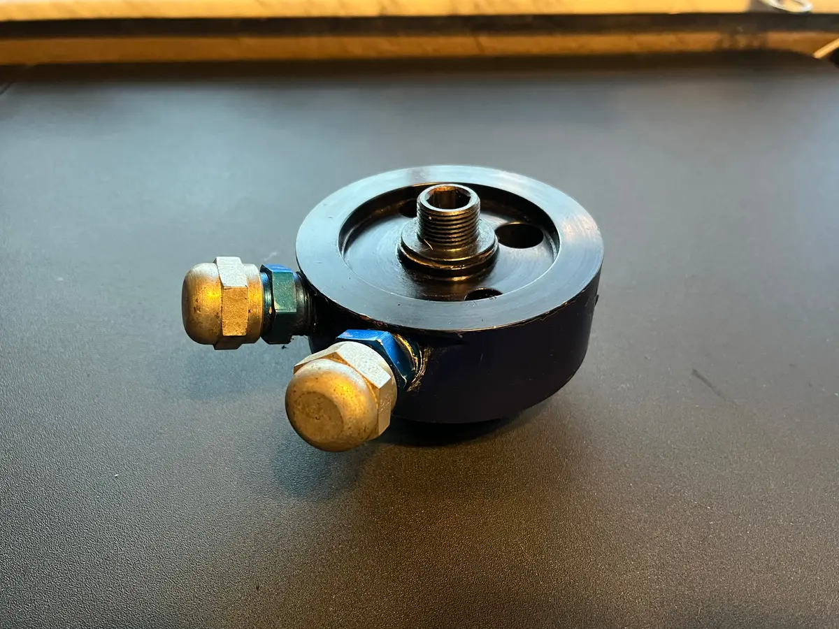 Oil Filter Adapter Sandwich 1