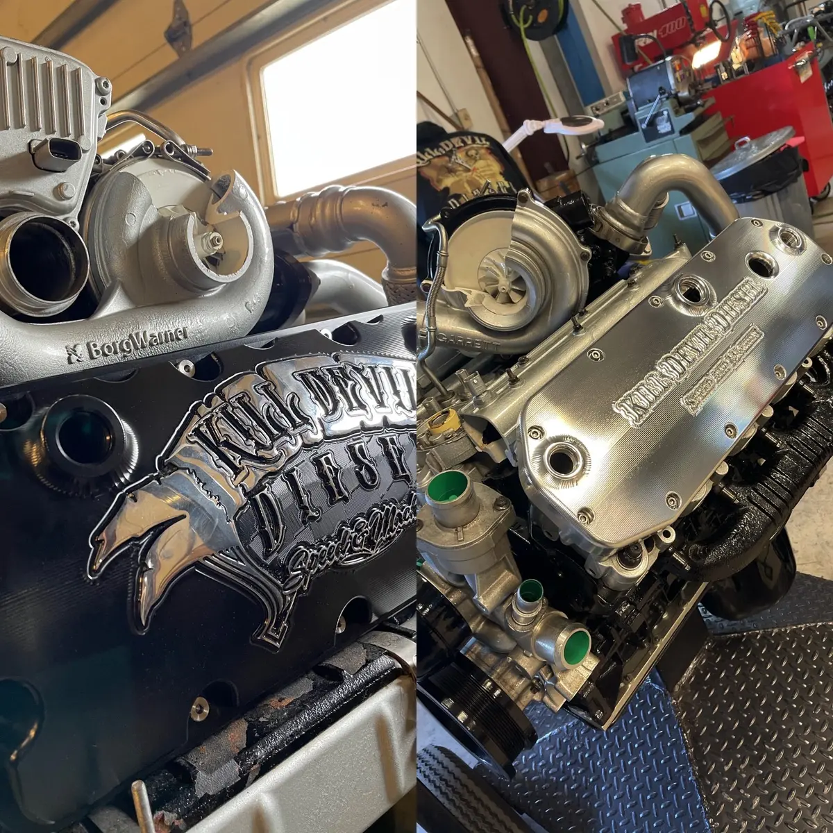 Kdd 6.4 Billet Valve Cover 1
