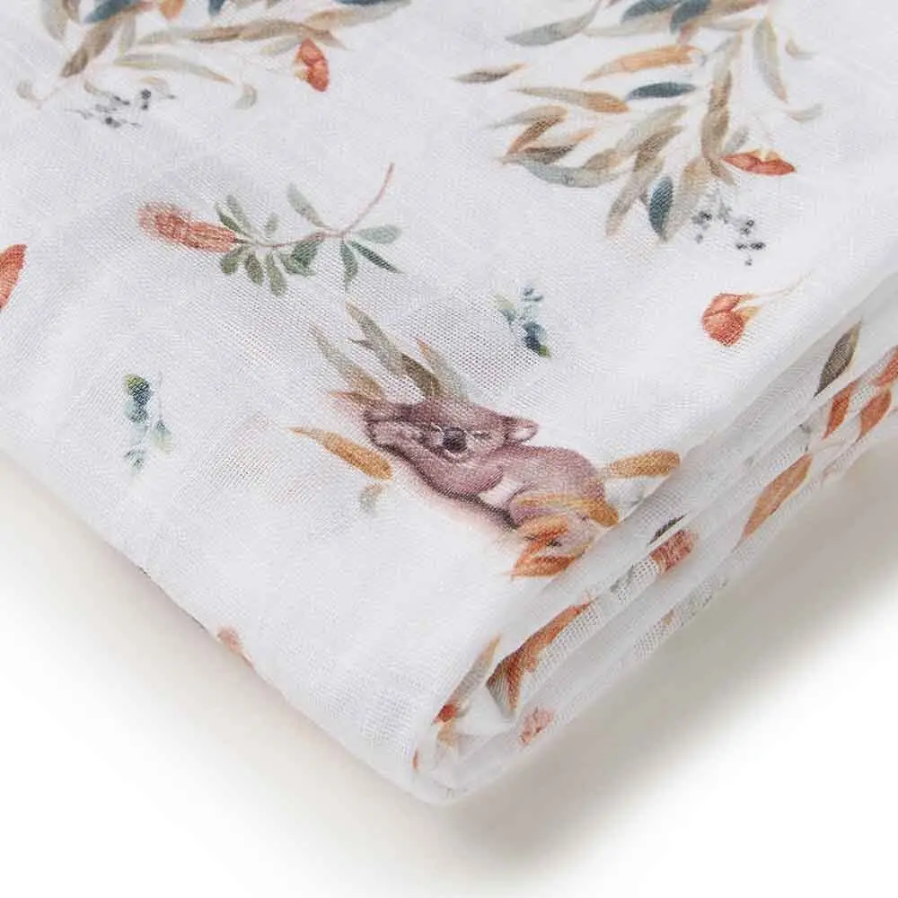 Organic Muslin Wrap - Koala 1