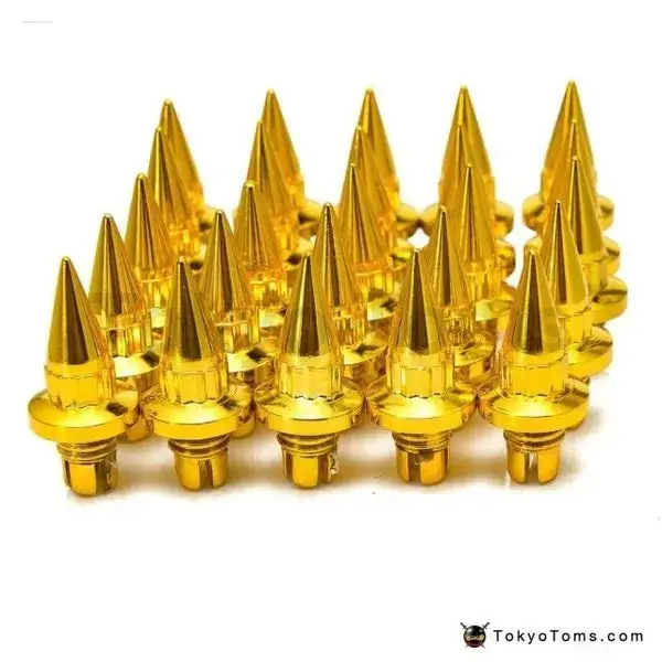 25Pcs/Lot Spike Wheel Rivets For Wheel Rims Cap Lip Screw 1