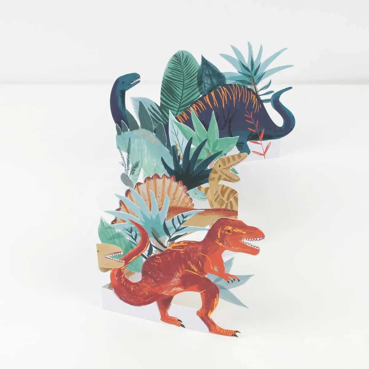 Dinosaurs Birthday Card 1