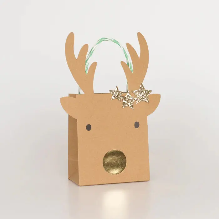Reindeer With Stars Gift Bags 1