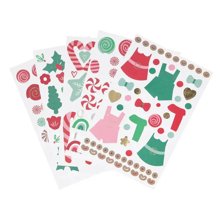 Gingerbread Sticker Advent Calendar 1