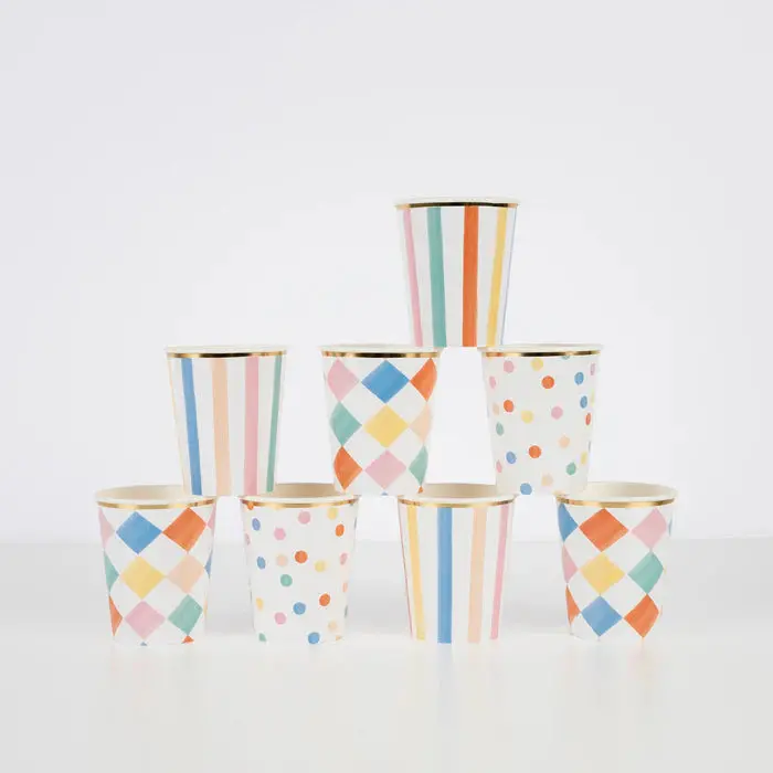 Colorful Pattern Cups 1