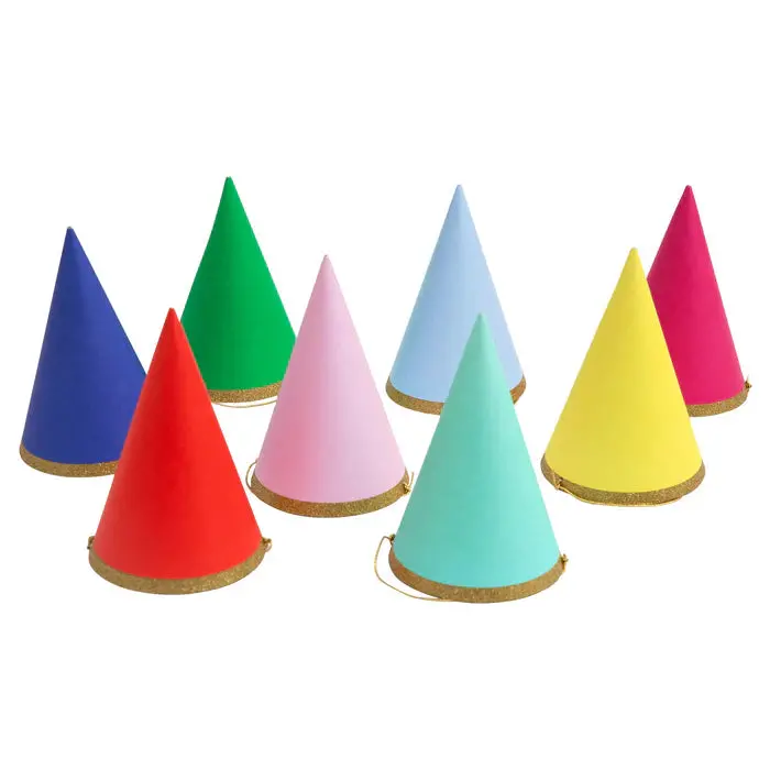 Multicolor Party Hats Various Sizes 2