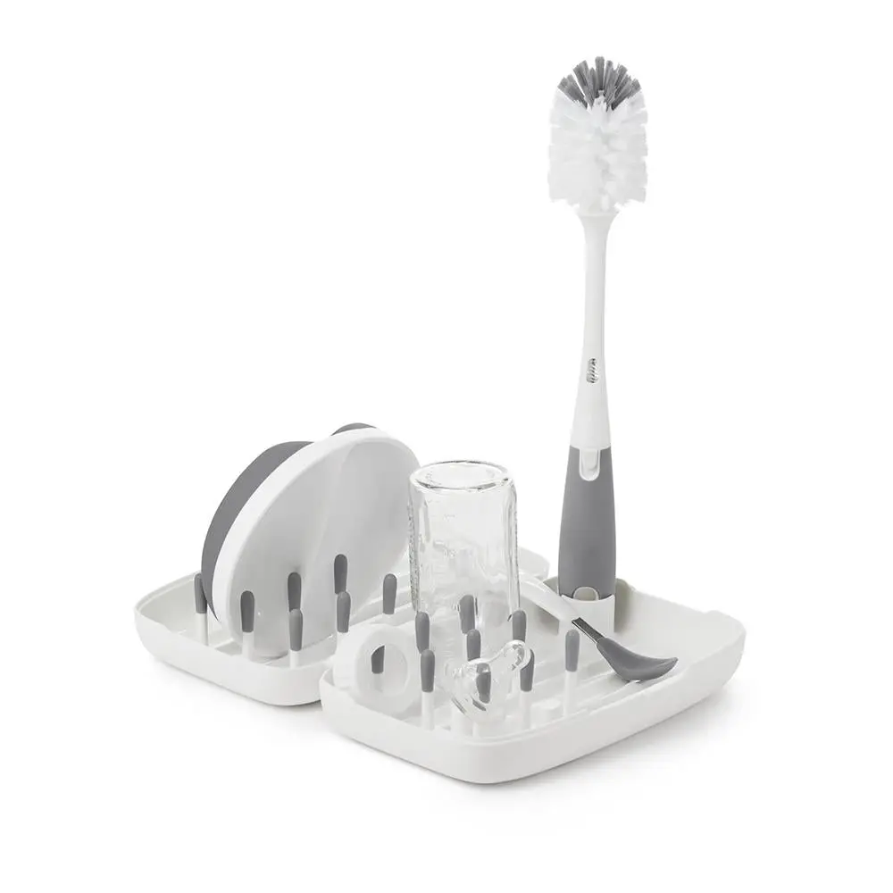 On The Go Drying Rack And Bottle Brush 1